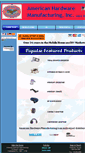 Mobile Screenshot of americanhardwaremfg.com